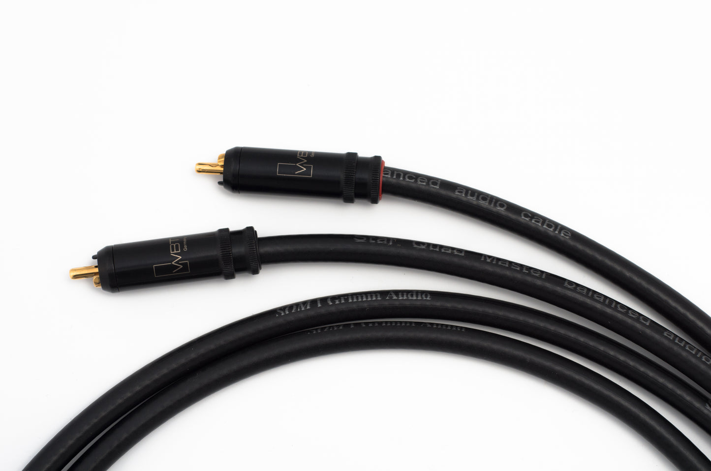 Stereo Pair Audio Cables with RCA Connectors