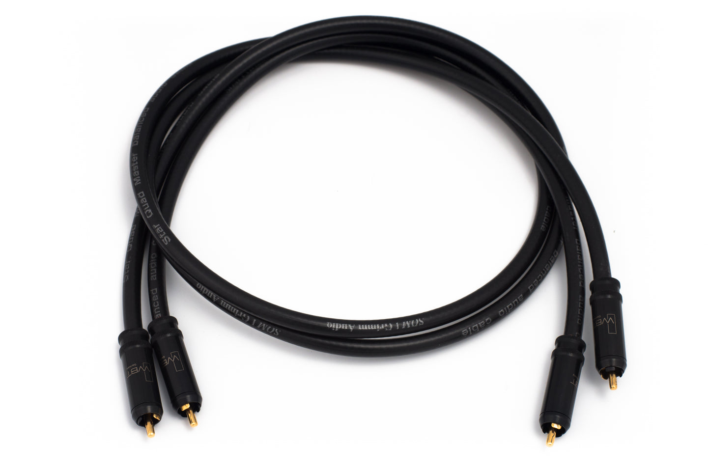 Stereo Pair Audio Cables with RCA Connectors