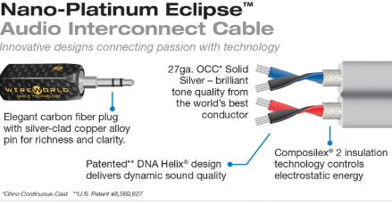 Nano-Platinum Eclipse Mini Jack Cable